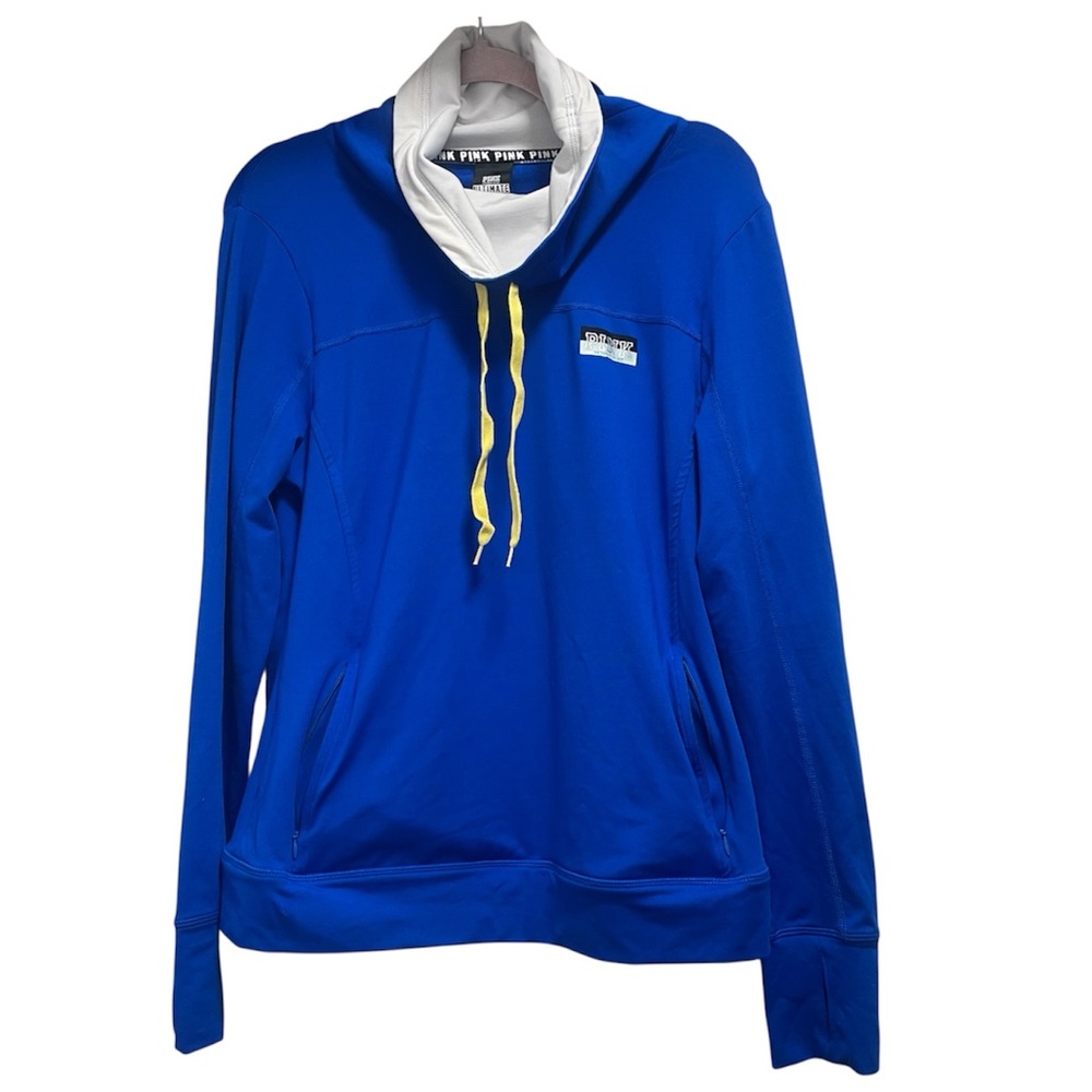 PINK Victoria's Secret Ultimate Royal Blue Athletic Pullover Size L